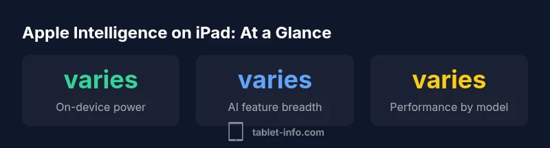 Infographic showing Apple Intelligence access across iPad models