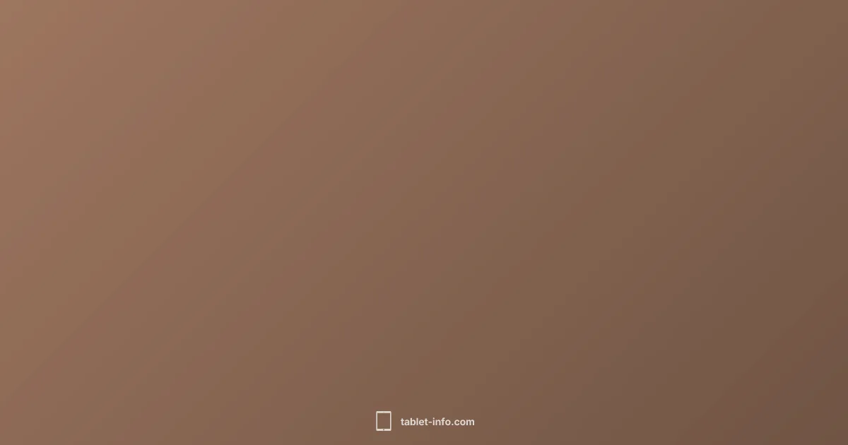 iPad Longevity - Tablet Info (illustration)