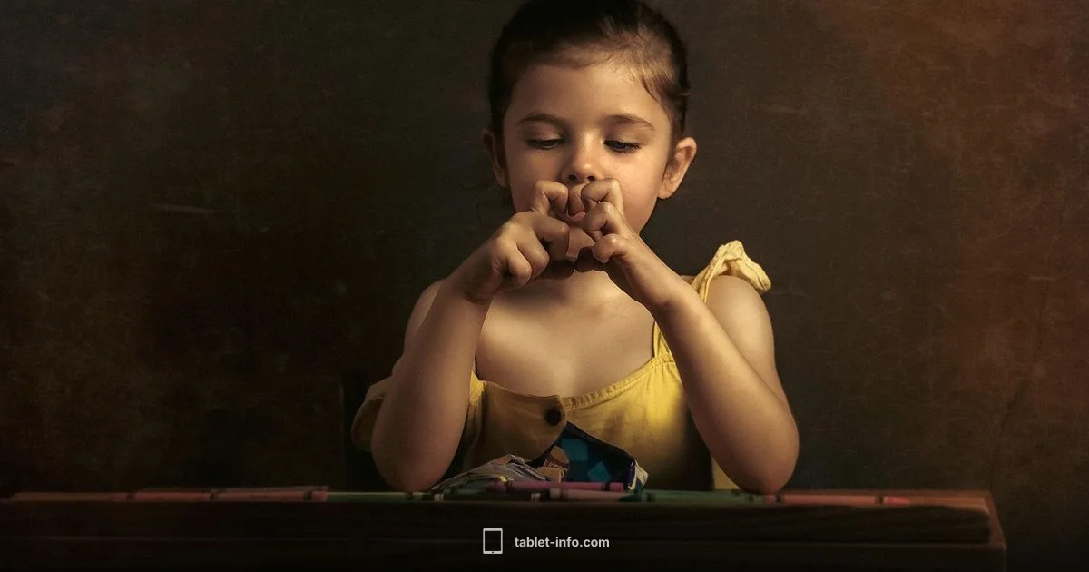 Kids Posture with iPad - Tablet Info