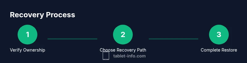 Process for recovering iPad access via official methods