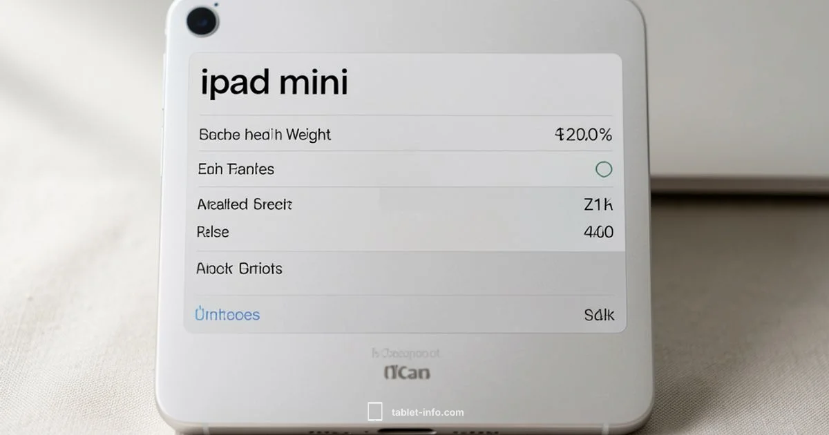 iPad mini Weight - Tablet Info
